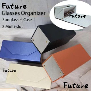 Future ที่เก็บแว่นตากันแดด หนัง PU 2 ช่อง สําหรับเดินทาง