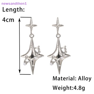 Newsandthen1 1 คู่ หวาน ลม ความรัก พู่ ดาว ต่างหู ผู้หญิง ออกแบบ ความรู้สึกอาวุโส ของแฟชั่น บุคลิกภาพ ต่างหู ปาร์ตี้ เครื่องประดับ ของขวัญ ดี