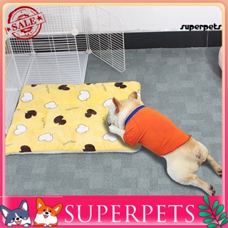 Superpets พรมปูพื้น พิมพ์ลายเป็ด ให้ความอบอุ่น สําหรับสัตว์เลี้ยง สุนัข แมว 2 ชิ้น