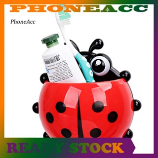 Phoneacc ที่วางยาสีฟัน ขนาดกะทัดรัด สําหรับโรงแรม ห้องน้ํา ขาตั้ง ที่วางยาสีฟัน แบบติดผนัง ประหยัดพื้นที่