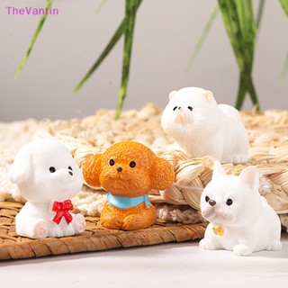 Thevantin ตุ๊กตาเรซิ่น รูปสุนัขจิ๋ว ของขวัญ สําหรับตกแต่งบ้าน DIY