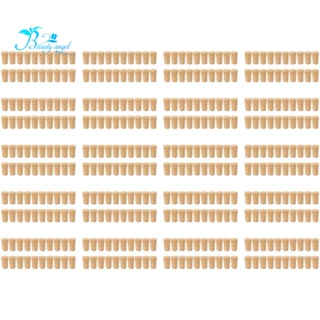 จุกไม้คอร์กธรรมชาติ สําหรับปิดขวดไวน์ เบียร์ 400 ชิ้น