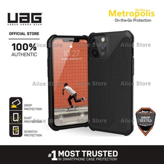 Uag เคสโทรศัพท์มือถือ ลายจุด สีดํา สําหรับ iPhone 12 Pro Max 12 Mini