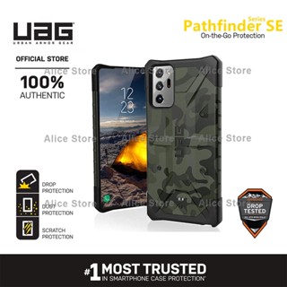 Uag Pathfinder SE Camo Series เคสโทรศัพท์ สําหรับ Samsung Galaxy Note 20 Ultra พร้อมฝาครอบป้องกัน - สีเขียวทหาร