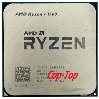 ซ็อกเก็ตโปรเซสเซอร์ CPU Amd Ryzen 7 1700 R7 1700 3.0 Ghz Six Core 65w yd1700bbm88ae am4