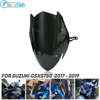 แผ่นเบี่ยงลม พร้อมตัวยึด อุปกรณ์เสริมรถจักรยานยนต์ สําหรับ Suzuki Gsxs750 17-19