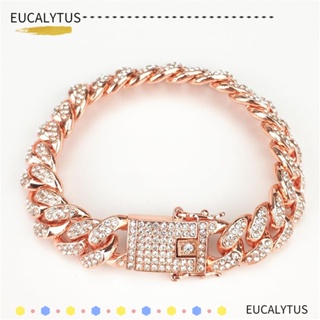 Eutus สร้อยข้อมือแฟชั่น หรูหรา สไตล์ฮิปฮอป