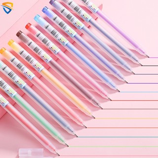 ปากกาเจลแห้งเร็ว 0.5 มม. 12 สี ทนทาน สําหรับนักเรียน สํานักงาน โรงเรียน