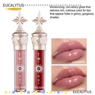 EUTUS ลิปสติก ลิปกลอส เนื้อลิขวิด กลิตเตอร์ กันน้ํา เพื่อสุขภาพ
