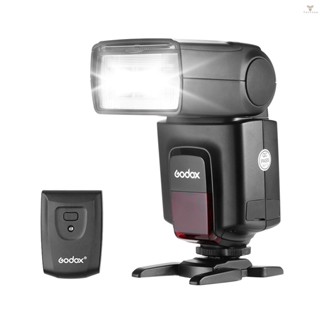 Fw Godox TT520ⅡUniversal On-Camera Flash Electronic Speedlite + AT-16 2.4G Wireless Trigger Transmitter Guide Number 33 S1 S2 Modes Replacement for   Pentax