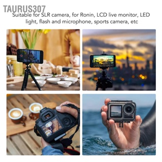 Taurus307 แคลมป์ยึดกล้อง แคลมป์ยึดจอภาพรูปปูมืออาชีพสำหรับกล้อง DSLR จอภาพสนามไฟ LED