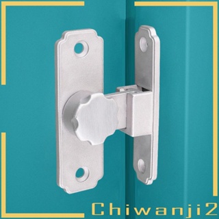 [Chiwanji2] ตัวล็อคประตูบานเลื่อน 90 องศา อุปกรณ์เสริม สําหรับโรงรถ หน้าต่าง รั้ว