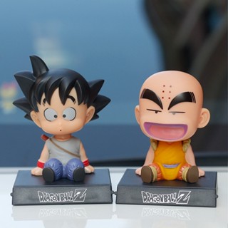 Dragon Ball Sun Wukong Xiaolin Car Decoration Bobble Head Doll Cartoon Car Accessories Cute Creative Car Decoration Car doll decoration car interior