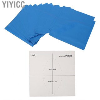 Yiyicc 36 Sheet Dental Rubber Dam  Free Unscented Hygienic Isolation Barrier EJJ