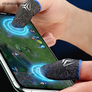 Shakangcool ถุงมือเล่นเกมมือถือ กันลื่น กันเหงื่อ สําหรับเล่นเกม 2 ชิ้น SGL