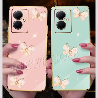 ใหม่ เคสโทรศัพท์มือถือนิ่ม ลายผีเสื้อน่ารัก 3D ด้านหลัง สําหรับ VIVO Y78 Y27 Y02T 5G 4G 2023 Y78 Y27 Y02T