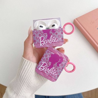 เคสหูฟังบลูทูธ ลายภาพยนตร์บาร์บี้ Eul สีชมพู สําหรับ Airpods Pro 1 2 3