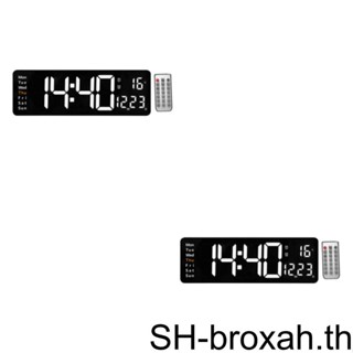 นาฬิกาดิจิทัลติดผนัง ขนาดใหญ่ 1/2 อุณหภูมิโมเดิร์น สําหรับตกแต่งบ้าน