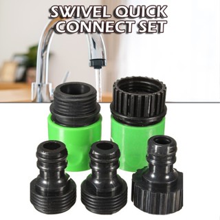 5 Pack Garden Water Conection Fitting Tap Connectors Hose Pipe Adaptor Hoselock