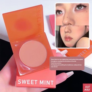 SWEETMINT Monochrome Air Blush ไฮไลท์สีนู้ดสว่าง กันน้ำ กันเหงื่อ เพิ่มประสิทธิภาพให้ผิวและการแต่งหน้า [hotmax]