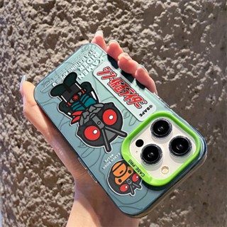 เคสโทรศัพท์มือถือ แบบแข็ง ผิวด้าน ลายการ์ตูน kamen rider สําหรับ iphone 11 12 13 14 Pro Max 14Plus ip 12promax 13promax