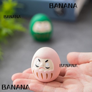 Banana1 จี้ตุ๊กตาแมวนําโชค เซรามิก หลากสีสัน สําหรับตกแต่งบ้าน