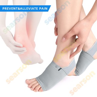 ผ้าพันแผลแผ่นรองฝ่าเท้า Arch Orthopedic Arch Arch Foot Collapse Flat Valgus Sports Foot Foot Pad Pad Support Socks Foot 【searson】 【searson】