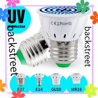 Backstreet หลอดไฟ UV Led E27 E14 MR16 GU10 ฆ่าเชื้อโรค