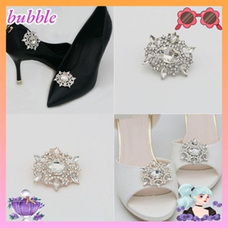 Bubble 1 ชิ้น ตกแต่งรองเท้า คลิป พลอยเทียม ส้นสูง เจ้าสาว เสน่ห์ หัวเข็มขัด