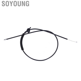 Soyoung 51237197474 Flexible Lightweight Hood Open Cable Bonnet Release Rugged Simple Installation for Car Engine