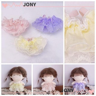 Jy1 ชุดเดรส แต่งลูกไม้ อุปกรณ์เสริม สําหรับตุ๊กตา