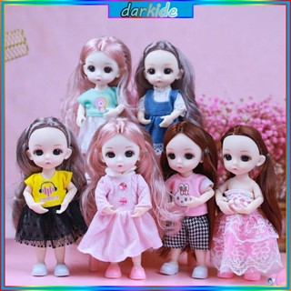 ตุ๊กตาเด็กผู้หญิง ตาโต้ตอบมืด 3D DIY สําหรับตุ๊กตา BJDs อนุบาล