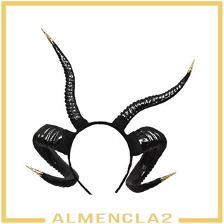 [Almencla2] ที่คาดผมแกะ สไตล์โกธิค พังก์ เครื่องประดับผม ที่คาดผม สําหรับงานรื่นเริง พร็อพถ่ายรูป แฟนซี ชุดเครื่องแต่งกาย ผู้หญิง ผู้ชาย