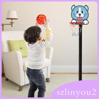 [szlinyou2] ชุดห่วงบาสเก็ตบอล ขนาดเล็ก พร้อมลูกบอล สําหรับเด็ก