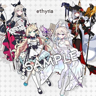 พวงกุญแจอะคริลิค รูปอนิเมะ Nijisanji Ethyria Enna Nina Millie Reimu สําหรับเก็บสะสม