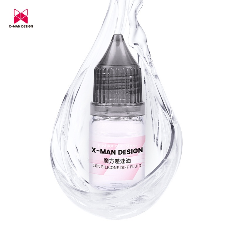 Qiyi Cube XMD Lube 5 มล. X-MAN หล่อลื่นลูกบาศก์ 3x3x3 ความเร็ว หล่อลื่น มืออาชีพ 10K ซิลิโคน หล่อลื่น แตกต่างกัน
