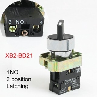 22mm Xb2-bd21 2 Position 1no 10a / 600v สวิทช์สวิทช์ Ewig ทักเชท