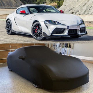 Lantop ผ้าคลุมรถยนต์ ผ้าซาติน กันฝุ่น ระบายอากาศ สําหรับ Toyota GR Supra 2020 2021 2022