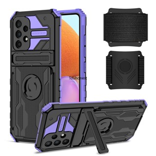 ใหม่ เคส Samsung Galaxy A32 เคส Samsung A42 เคส Samsung A52 Casing Samsung A72 Case Samsung A52S Case Samsung A12 Case Samsung Note 20 Ultra M12 Case New Portable Cool Hybrid Armor Wrist Strap Stand Phone Cover Cassing Cases Case WD โทรศัพท์มือถือ