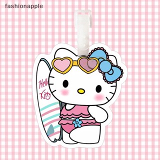 [fashionapple] Sanrio Hello Kitty แท็กกระเป๋าเดินทาง อะนิเมะ ฟิกเกอร์การ์ตูน พลาสติก ตุ๊กตา ของเล่นเด็ก กระเป๋านักเรียน กระเป๋าเป้สะพายหลัง จี้พวงกุญแจ ของขวัญ แท็กโซ่ ใหม่ พร้อมส่ง