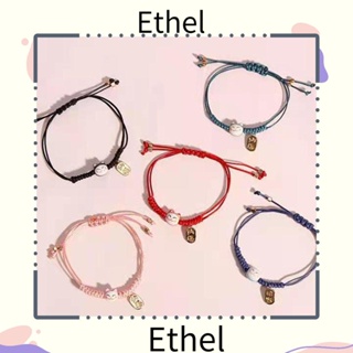 Ethel1 สร้อยข้อมือ จี้รูปแมวนําโชคน่ารัก แฮนด์เมด