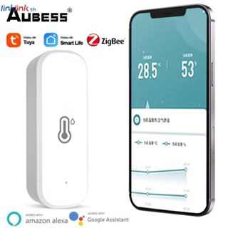 Tuya Temperature Humidity Sensor Real-time Temperature And Humidity Detection Wifi Remote Automatic Zigbee Wireless ทำงานร่วมกับ Alexa Go-ogle Home Linklink