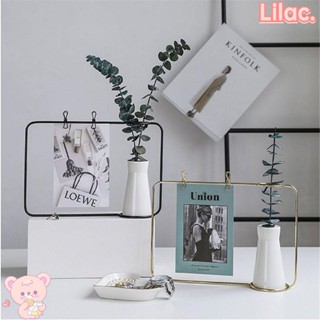 Lilac กรอบรูปห้องนั่งเล่น แจกันเหล็กดัด สไตล์นอร์ดิก