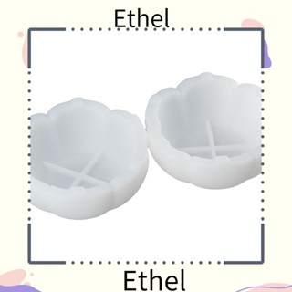 Ethel1 แม่พิมพ์ซิลิโคนเรซิ่น รูปดอกบัว สีขาว ขนาด 11.5*5 ซม. สําหรับทําคอนกรีต ขนมหวาน