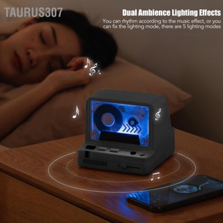  Taurus307 เครื่องเล่นเทปบลูทูธ เทปสเตอริโอแบบพกพา ลำโพงบลูทูธย้อนยุค รองรับ Bluetooth AUX และการ์ดหน่วยความจำ