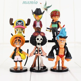 Mxmio โมเดลฟิกเกอร์ PVC รูปการ์ตูนอนิเมะ Luffy Sanji Roronoa Zoro ขนาดเล็ก ของขวัญ สําหรับเก็บสะสม