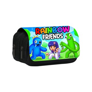 กระเป๋าเครื่องเขียน กระเป๋าดินสอ แบบสองชั้น ขนาดใหญ่ จุของได้เยอะ ลายเกม Rainbow Friends