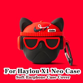 【Ĕĕ】เคสหูฟัง แบบนิ่ม รูปสามมิติ สําหรับ Haylou X1 Neo Haylou X1 Neo