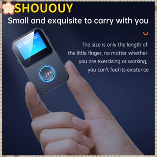 Shououy เครื่องเล่น MP3 บลูทูธ วิทยุ FM ควบคุมระยะไกล สําหรับเล่นกีฬา