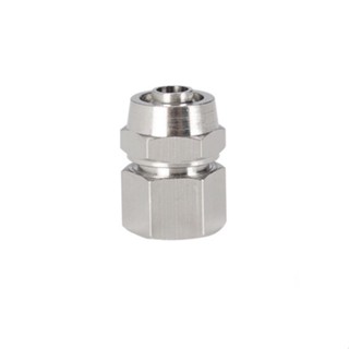 ข้อต่อตรงเกลียวในแบบ สวมอัด 1/8 เสียบสาย 6mm (มิลลิเมตร)